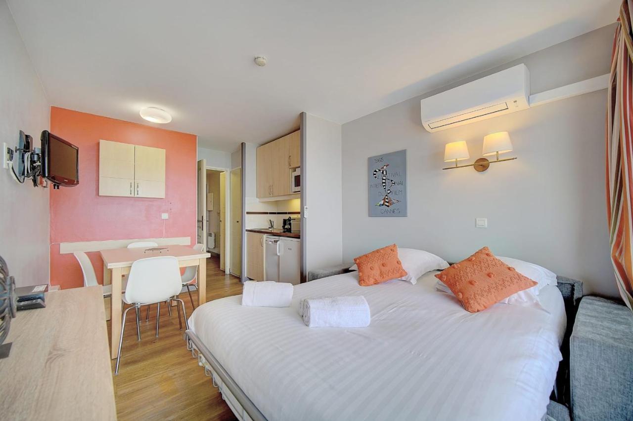Immogroom - 2 Rooms Sea View - Swimming Pool - Terrace - Parking - Ac Cannes Bagian luar foto